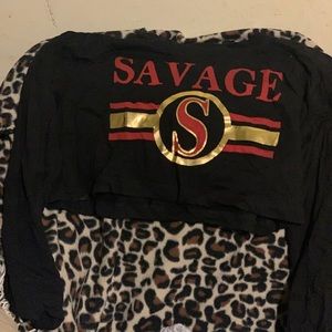 Fashion Nova Savage crop top